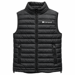 BEZRĘKAWNIK DAMSKI CAMPUS CZARNY LEKKI PUCHOWY ROZMIAR S