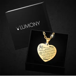NASZYJNIK Z GRAWEREM DLA CÓRKI LUMONY