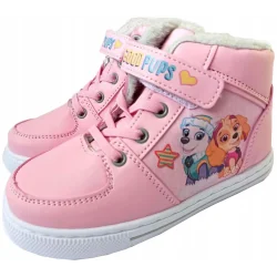 BUTY DZIECIĘCE PSI PATROL RÓŻOWE OCIEPLANE ROZMIAR 30