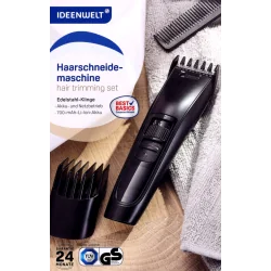 MASZYNKA DO STRZYŻENIA WŁOSÓW LI-ION 700 MAH 2 NASADKI IDEENWELT