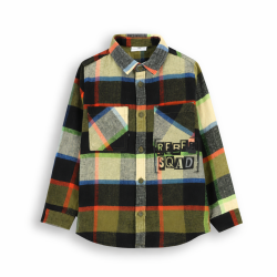 KOSZULA CHŁOPIĘCA Z DŁUGIM RĘKAWEM ROZMIAR 116 COCCODRILLO