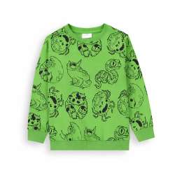 BLUZA DRESOWA CHŁOPIĘCA BEZ KAPTURA ROZMIAR 104 COCCODRILLO