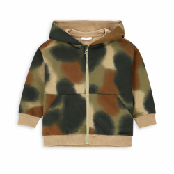 BLUZA CHŁOPIĘCA Z KAPTUREM ROZPINANA ROZMIAR 122 COCCODRILLO