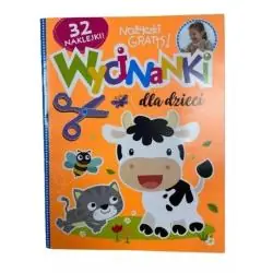 WYCINANKI DLA DZIECI 32 NAKLEJKI 3+ II GATUNEK