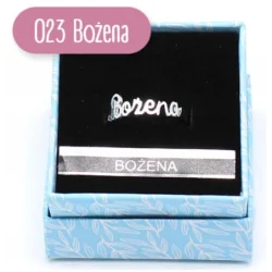 BOŻENA PIERŚCIONEK Z TWOIM IMIENIEM REGULOWANY