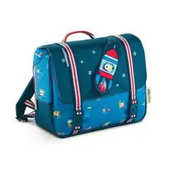 LEKKI TORNISTER SZKOLNY DŻUNGLA Z PRZEGRÓDKAMI LILLIPUTIENS