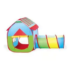 NAMIOT DZIECIĘCY DOMEK Z TUNELEM 3+