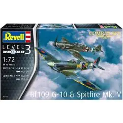 ZESTAW MODELI SAMOLOTÓW 1:72 BF-109G-10 I SPITFIRE MK.V DO SKŁADANIA REVELL 8+