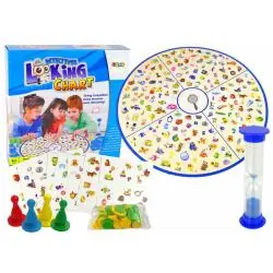 DETEKTYW SPOSTRZEGAWCZOŚĆ GRA RODZINNA 60 KART KLEPSYDRA LEANTOYS 4+