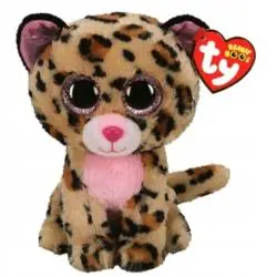 PLUSZOWY LEOPARD MASKOTKA TY 15 CM 3+