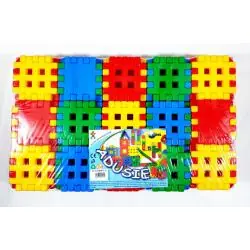 KLOCKI WAFLE ADUSIE 90 ELEMENTÓW DUŻE KLOCKI KONSTRUKCYJNE 12M+