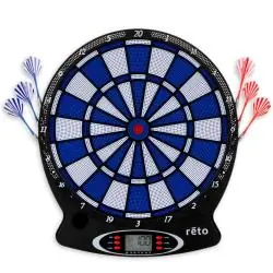 TARCZA ELEKTRONICZNA DO DARTA RETO SNIPE 1-8 GRACZY LCD 18 GIER