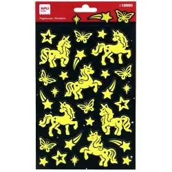 NAKLEJKI ŚWIECĄCE W CIEMNOŚCI JEDNOROŻCE 28 SZTUK APLI KIDS