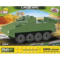 KANADYJSKI LAV III APC NANO – MODEL KOŁOWEGO TRANSPORTERA OPANCERZONEGO SMALL ARMY COBI 5+