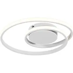 LAMPA SUFITOWA PLAFON LED LINDBY KYRON 22W SPIRALNA ŚCIEMNIANA BIAŁA