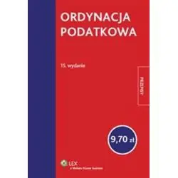 ORDYNACJA PODATKOWA