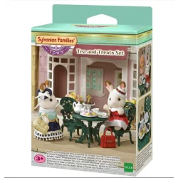 SYLVANIAN FAMILIES ZESTAW STÓŁ I KRZESŁA AKCESORIA MIASTECZKO 3+