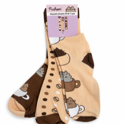 SKARPETKI DAMSKIE DŁUGIE PUSHEEN 3-PAK ROZMIAR 39-42