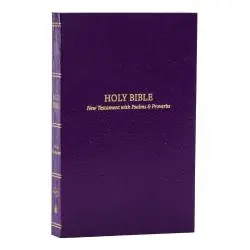 HOLY BIBLE: POCKET NEW TESTAMENT WITH PSALMS AND PROVERBS