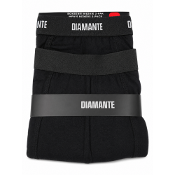 BOKSERKI MĘSKIE CZARNE DIAMANTE 2-PAK ROZMIAR L