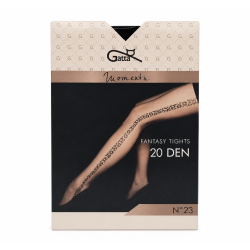 RAJSTOPY FANTASY TIGHTS 20 DEN NERO ROZMIAR 2-S GATTA
