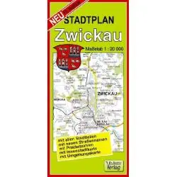 STADTPLAN ZWICKAU UND WERDAU 1