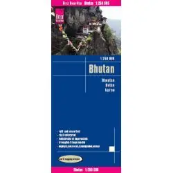 BHUTAN MAPA 1:250 000