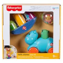 ZESTAW ZABAWEK SENSORYCZNYCH ROZWIJAMY RUCHY FISHER PRICE 9M+