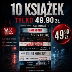 MEGA PAKA KSIĄŻKOMANIAKA – 10 KSIĄŻEK POCKET WYD. FILIA |KRYMINAŁ, THRILLER, SENSACJA