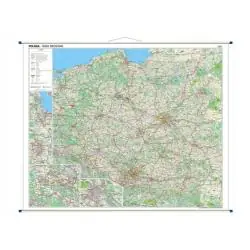 POLSKA MAPA DROGOWA ŚCIENNA 1 : 700 000