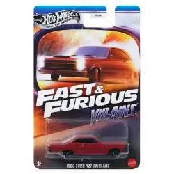 HOT WHEELS FAST & FURIOUS VILLAINS 1966 FORD 427 FAIRLANE 3+