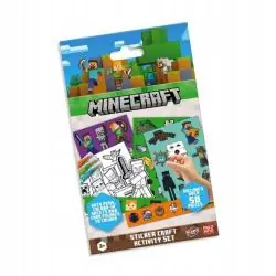 MINECRAFT ZESTAW KREATYWNY Z NAKLEJKAMI