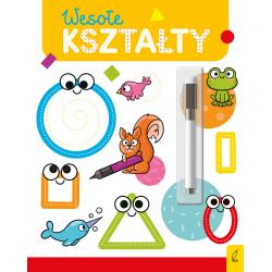 WESOŁE KSZTAŁTY. FLAMASTER SUCHOŚCIERALNY. WESOŁA NAUKA