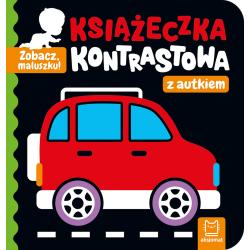 KSIĄŻECZKA KONTRASTOWA Z AUTKIEM. ZOBACZ, MALUSZKU!