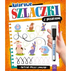 KOLOROWE SZLACZKI Z PISAKIEM. PISZĘ I ZMAZUJĘ