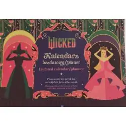 WICKED KALENDARZ BEZDATOWY PLANER
