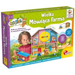 WIELKA MÓWIĄCA FARMA CAROTINA GRA ELEKTRONICZNA 3-6 LAT - Lisciani