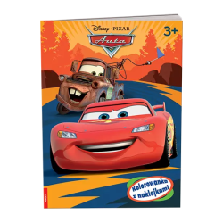 DISNEY AUTA. KOLOROWANKA Z NAKLEJKAMI 3+