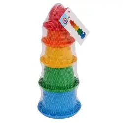 PIRAMIDKA EDUKACYJNA SOMBRERO 5 ELEMENTÓW TECHNOK 12M+