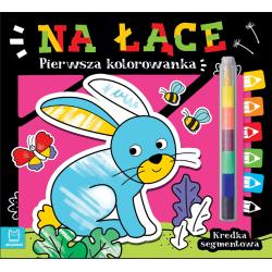 NA ŁĄCE. PIERWSZA KOLOROWANKA Z KREDKĄ SEGMENTOWĄ