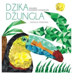 DZIKA DŻUNGLA. KOLORUJ ZGODNIE Z NUMERAMI