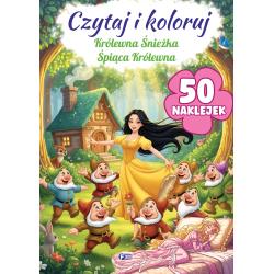 KRÓLEWNA ŚNIEŻKA / ŚPIĄCA KRÓLEWNA. CZYTAJ I KOLORUJ