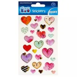 NAKLEJKI EPOXY SERCA STICKER BOO 25 SZTUK