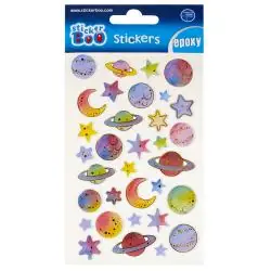 NAKLEJKI GALAXY STICKER BOO 31 SZTUK