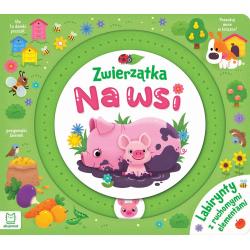 ZWIERZĄTKA NA WSI. LABIRYNTY Z RUCHOMYMI ELEMENTAMI