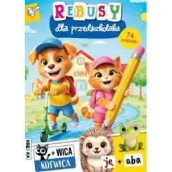 REBUSY DLA PRZEDSZKOLAKA. KSIĄŻECZKA Z NAKLEJKAMI