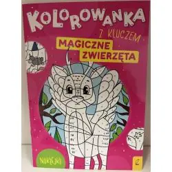 MAGICZNE ZWIERZĘTA. KOLOROWANKA Z KLUCZEM