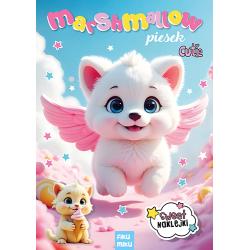 PIESEK. MARSHMALLOW. KOLOROWANKA Z NAKLEJKAMI