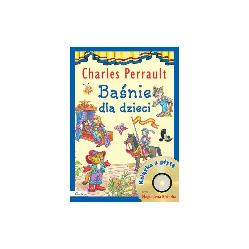 BAŚNIE DLA DZIECI KSIĄŻKA Z PŁYTĄ Charles Perrault - Papilon