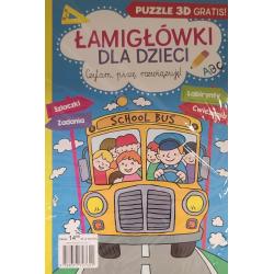 ŁAMIGŁÓWKI DLA DZIECI. CZYTAM, PISZĘ, ROZWIĄZUJĘ